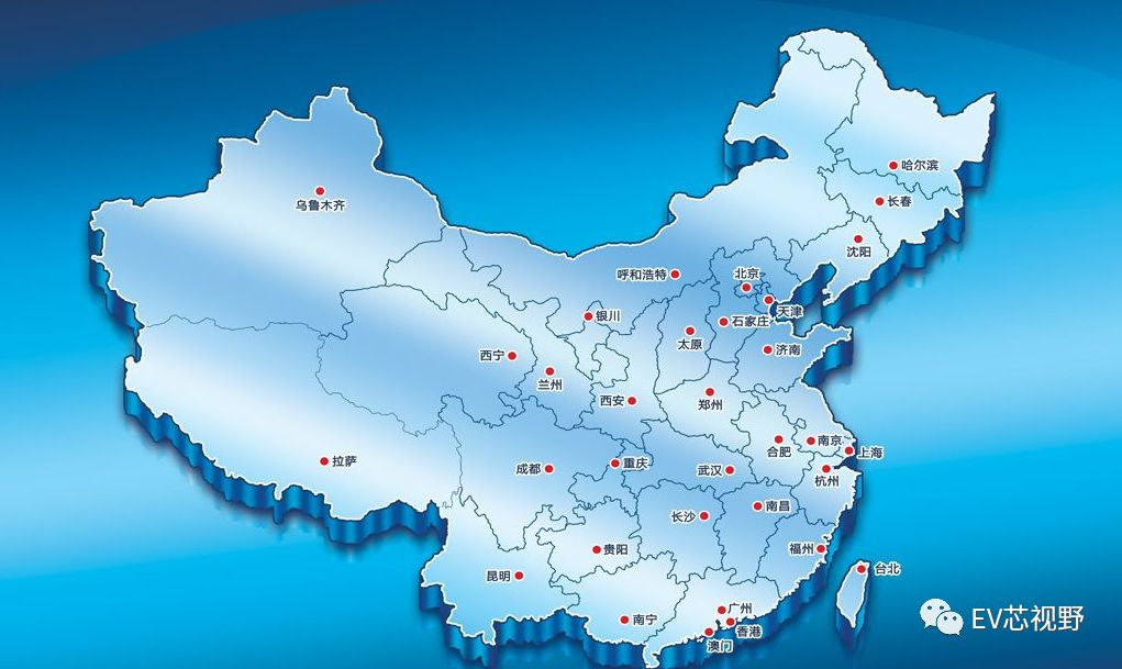中國34省市新能源汽車產(chǎn)業(yè)規(guī)劃（二）：華北、華東12省市新能源汽車產(chǎn)業(yè)規(guī)劃